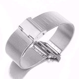 Apple Apple Watch Series 5 4 3 2 Band, Milanese mesh sport Loop Stainless Steel Watchband with Double Buckle 38mm, 40mm, 42mm, 44mm