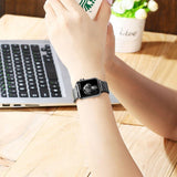 Apple Apple Watch Series 5 4 3 2 Band, Milanese mesh sport Loop Stainless Steel Watchband with Double Buckle 38mm, 40mm, 42mm, 44mm