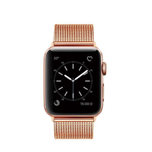 Apple Apple Watch Series 5 4 3 2 Band, Milanese mesh sport Loop Stainless Steel Watchband with Double Buckle 38mm, 40mm, 42mm, 44mm