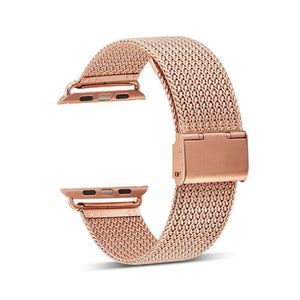Apple Apple Watch Series 5 4 3 2 Band, Milanese style, Stainless Steel Woven Sport Watchband fits 38mm, 40mm, 42mm, 44mm