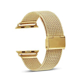 Apple Apple Watch Series 5 4 3 2 Band, Milanese style, Stainless Steel Woven Sport Watchband fits 38mm, 40mm, 42mm, 44mm