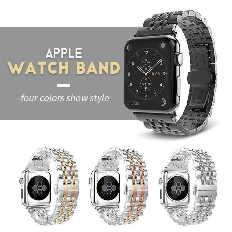 Apple Apple Watch Series 5 4 3 2 Band, Stainless Steel Rolex Style Strap, Links Watchband Smart Watch Metal Bracelet 38mm, 40mm, 42mm, 44mm