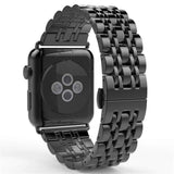 Apple Apple Watch Series 5 4 3 2 Band, Stainless Steel Rolex Style Strap, Links Watchband Smart Watch Metal Bracelet 38mm, 40mm, 42mm, 44mm
