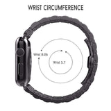 Apple Apple Watch Series 5 4 3 2 Band, Stainless Steel Rolex Style Strap, Links Watchband Smart Watch Metal Bracelet 38mm, 40mm, 42mm, 44mm