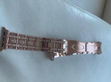 Apple Apple Watch Series 5 4 3 2 Band, Stainless Steel Strap Women Rhinestone round Diamonds cz Bracelet for iWatch Band  38mm, 42mm, 40mm, 44mm