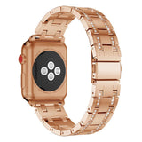 Apple Apple Watch Series 5 4 3 2 Band, Stainless Steel Strap Women Rhinestone round Diamonds cz Bracelet for iWatch Band  38mm, 42mm, 40mm, 44mm