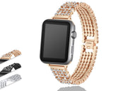 Apple Apple Watch Series 5 4 3 2 Band, Stylish Crystal Diamond stainless steel Replacement Band for iWatch 38mm, 42mm, 40mm, 44mm