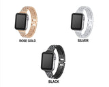 Apple Apple Watch Series 5 4 3 2 Band, Stylish Crystal Diamond stainless steel Replacement Band for iWatch 38mm, 42mm, 40mm, 44mm