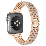 Apple Apple Watch Series 5 4 3 2 Band, Stylish Crystal Diamond stainless steel Replacement Band for iWatch 38mm, 42mm, 40mm, 44mm