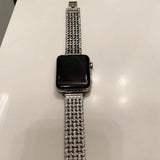 Apple Apple Watch Series 5 4 3 2 Band, Stylish Crystal Diamond stainless steel Replacement Band for iWatch 38mm, 42mm, 40mm, 44mm