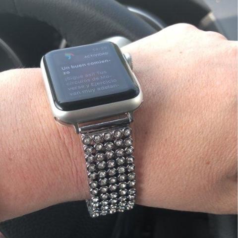 Apple Apple Watch Series 5 4 3 2 Band, Stylish Crystal Diamond stainless steel Replacement Band for iWatch 38mm, 42mm, 40mm, 44mm