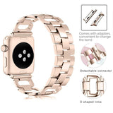 Apple Apple Watch Series 5 4 3 2 Band, Upgarded Strap Metal Replacement Wristband Sport Strap for Nike+ 38mm, 40mm, 42mm, 44mm