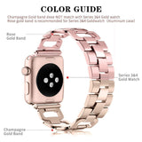 Apple Apple Watch Series 5 4 3 2 Band, Upgarded Strap Metal Replacement Wristband Sport Strap for Nike+ 38mm, 40mm, 42mm, 44mm