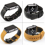 Apple Apple Watch Series 5 4 3 2 Band, Vintage Apple watch Band Tooled Leather iWatch Bracelet  42mm 38mm 38mm, 40mm, 42mm, 44mm