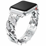 Apple Watch Band Women Ladies Watch Bracelet Fashionable Diamond Cowboy Chains Strap