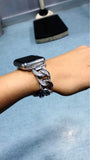 Apple Apple Watch Series 5 4 3 2 Band, Women Ladies Watch Bracelet, Fashionable Diamond Cowboy Chains Strap Metal Link 38mm, 40mm, 42mm, 44mm