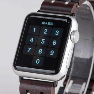 Apple Apple watch Wood Watchband Stainless Steel i Watch Band 44mm/ 40mm/ 42mm/ 38mm Wrist Bracelet Strap
