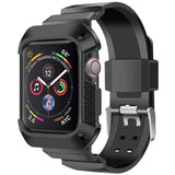 Apple Watch Band Sport Case Silicone Waterproof Rugged TPU Screen Protective Cover For Iwatch