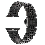 Apple Black / 38mm Apple watch band link sport strand Stainless Steel Watchband for iWatch  44mm/ 40mm/ 42mm/ 38mm Series 1 2 3 4  Bracelet strap Black Rose Gold Silver