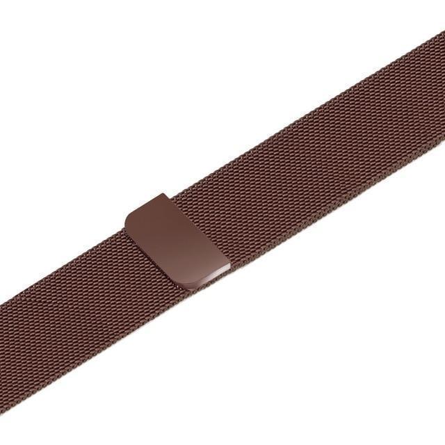 Apple Coffee / 38mm / 40mm Apple Watch Series 5 4 3 2 Band, Milanese Loop Sport Strap, Magnetic Stainless Steel Bracelet watchband 38mm, 40mm, 42mm, 44mm