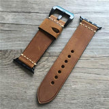 Apple Dark Brown / 42mm / 44mm Genuine Leather strap For Apple watch band apple watch 4 3 42mm 38mm iwatch band 44mm 40mm correa pulseira apple watch Accessorie