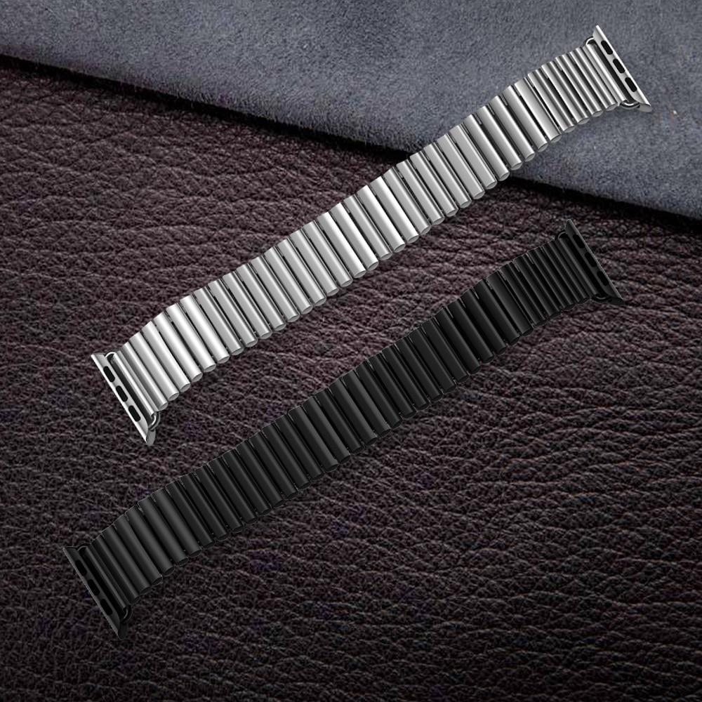 Apple Elastic Watchband Stainless Steel for Apple Watch 38mm 42mm iWatch 1/2/3/4 All Versions 40mm 44mm Metal Strap Strech Band Loop