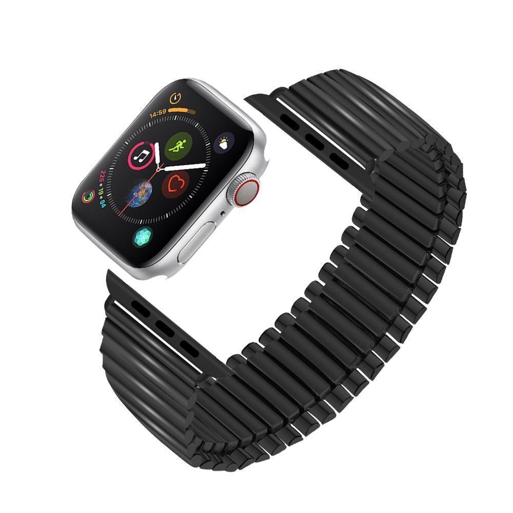 Apple Elastic Watchband Stainless Steel for Apple Watch 38mm 42mm iWatch 1/2/3/4 All Versions 40mm 44mm Metal Strap Strech Band Loop