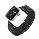 Apple Elastic Watchband Stainless Steel for Apple Watch 38mm 42mm iWatch 1/2/3/4 All Versions 40mm 44mm Metal Strap Strech Band Loop
