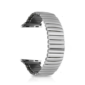 Apple Elastic Watchband Stainless Steel for Apple Watch 38mm 42mm iWatch 1/2/3/4 All Versions 40mm 44mm Metal Strap Strech Band Loop