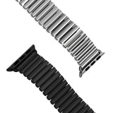 Apple Elastic Watchband Stainless Steel for Apple Watch 38mm 42mm iWatch 1/2/3/4 All Versions 40mm 44mm Metal Strap Strech Band Loop