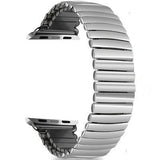 Apple Elastic Watchband Stainless Steel for Apple Watch 38mm 42mm iWatch 1/2/3/4 All Versions 40mm 44mm Metal Strap Strech Band Loop