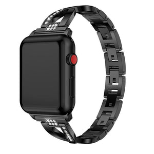 Apple For Apple Watch band 40mm 44mm 38mm 42mm women Diamond Band for iWatch series 4 3 2 1  bracelet stainless steel strap Wristband