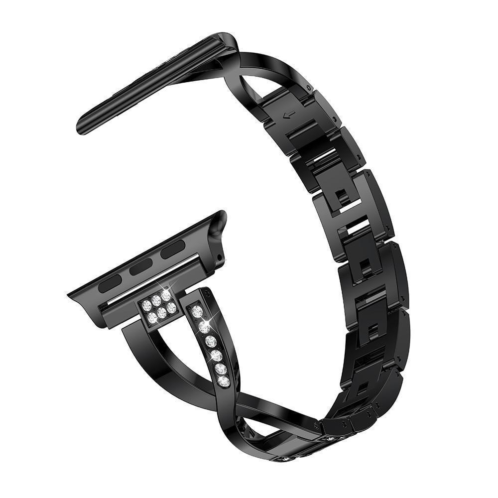 Apple For Apple Watch band 40mm 44mm 38mm 42mm women Diamond Band for iWatch series 4 3 2 1  bracelet stainless steel strap Wristband