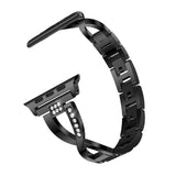 Apple For Apple Watch band 40mm 44mm 38mm 42mm women Diamond Band for iWatch series 4 3 2 1  bracelet stainless steel strap Wristband