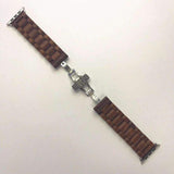 Apple for Apple watch band quality Red sandalwood material watchband strap for Apple iwatch Series 1 2 3 4 44mm/ 40mm/ 42mm/ 38mm wooden band