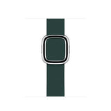 Apple Forest Green / 44MM Rose gold Modern Buckle Leather Band for Apple Watch 44mm 40mm  42mm 38mm Replacement Wristband for iWatch Series 4 3 2