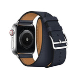 Apple Indigo Double Tour / 38MM Series 123 Apple Watch Series 5 4 3 2 Band, Double Tour Watchbands Genuine Leather Strap Herm Bracelet 38mm, 40mm, 42mm, 44mm