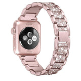 Apple Watch bling band Diamond rhinestone stainless steel strap bracelet