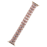 Apple Pink / 38mm / 40mm Apple Watch Series 5 4 3 2 Band, Luxury Diamond Bling for Women Butterfly Buckle Metal Strap 38mm, 40mm, 42mm, 44mm