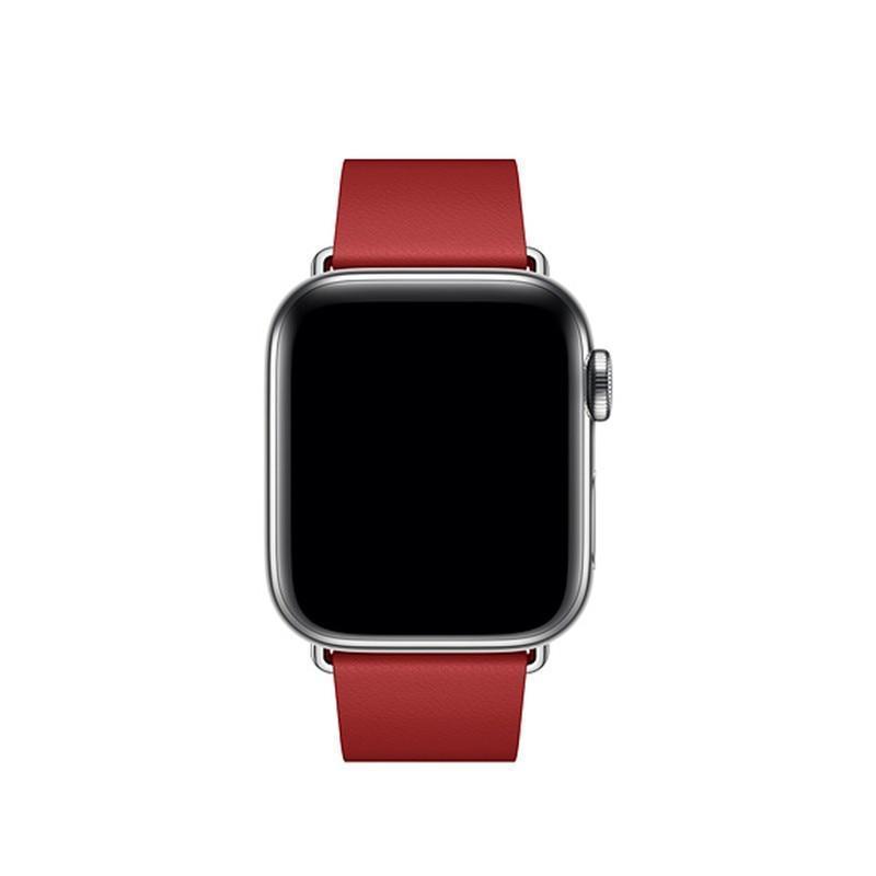 Apple Rose gold Modern Buckle Leather Band for Apple Watch 44mm 40mm  42mm 38mm Replacement Wristband for iWatch Series 4 3 2