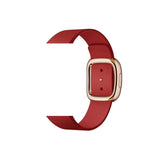 Apple Rose gold Modern Buckle Leather Band for Apple Watch 44mm 40mm  42mm 38mm Replacement Wristband for iWatch Series 4 3 2