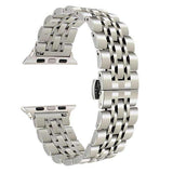 Apple Silver / 38mm Apple watch band link sport strand Stainless Steel Watchband for iWatch  44mm/ 40mm/ 42mm/ 38mm Series 1 2 3 4  Bracelet strap Black Rose Gold Silver