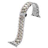 Apple Silver Light Brown / 38mm/40mm Hot sell quality stainless steel watchbands black gold bracelet with adapter fit apple watch Series 1 2 3 4 44mm/ 40mm/ 42mm/ 38mm