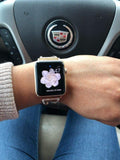 Apple Watch Band bling Cuff, Rose gold, Crystal Diamond Strap fits 42mm 38mm  Stainless Steel Bracelet bangle for Iwatch Series 4 3 2 1