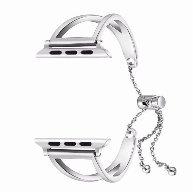 apple watch bands Apple Watch Series 5 4 3 2 Band, Apple Watch Minimalist Band Cuff, Luxury Bracelet Fits 38mm 40mm 42mm 44mm - US fast shipping