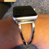 apple watch bands Apple Watch Series 5 4 3 2 Band, Apple Watch Minimalist Band Cuff, Luxury Bracelet Fits 38mm 40mm 42mm 44mm - US fast shipping