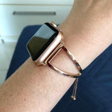 apple watch bands Apple Watch Series 5 4 3 2 Band, Apple Watch Minimalist Band Cuff, Luxury Bracelet Fits 38mm 40mm 42mm 44mm - US fast shipping