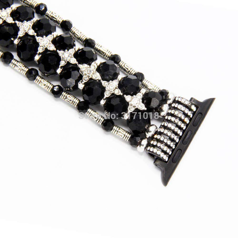 Apple Women's Bling Glitter Diamonds crystal Bracelet for Apple Watch Band Series 1 2 3 4 44mm/ 40mm/ 42mm/ 38mm Wrist Strap Watch Band Belt