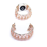 Apple Women's Bling Glitter Diamonds crystal Bracelet for Apple Watch Band Series 1 2 3 4 44mm/ 40mm/ 42mm/ 38mm Wrist Strap Watch Band Belt
