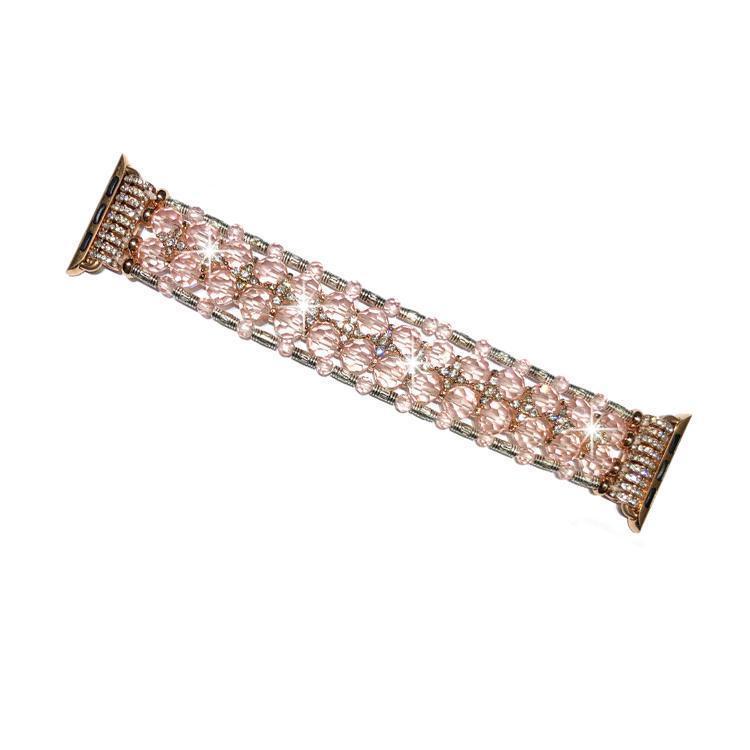Apple Women's Bling Glitter Diamonds crystal Bracelet for Apple Watch Band Series 1 2 3 4 44mm/ 40mm/ 42mm/ 38mm Wrist Strap Watch Band Belt